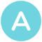 Icono Amabilidad Símbolo con letra A que representa amabilidad