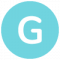 Icono Gratitud Símbolo con letra G que representa gratitud
