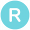 Icono Respeto Símbolo con letra R que representa respeto